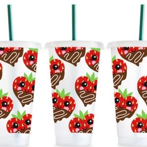 Strawberries Chocolate  - Cold Cup